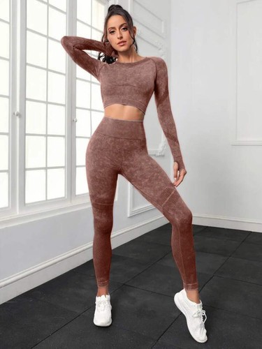 2pcs gym sets women seamless - gym,