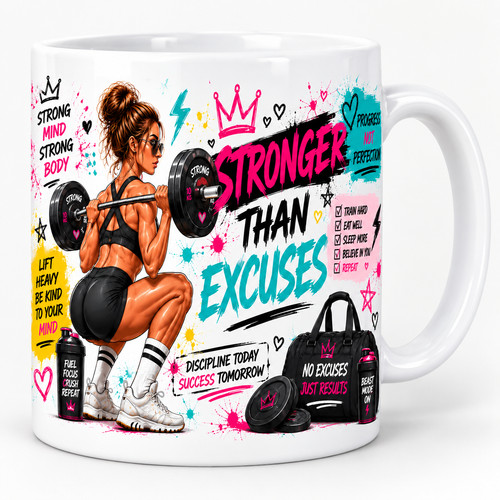 Gym lover mug - gym, motivation
